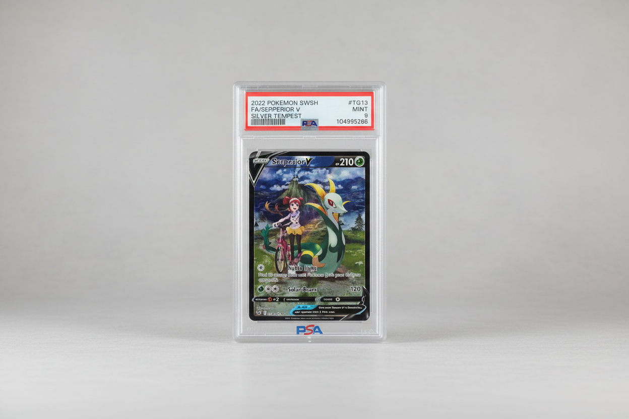 Serperior V #TG13 Silver Tempest PSA 9