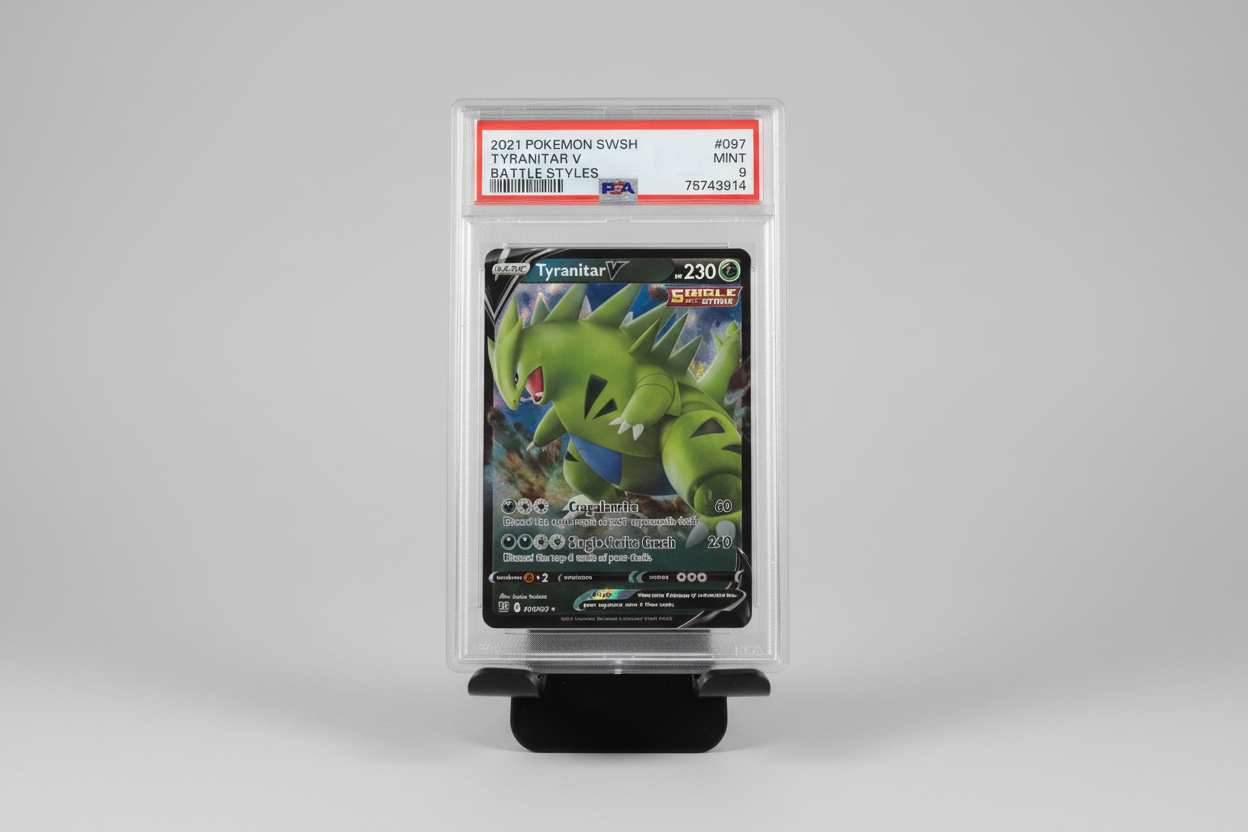 Tyranitar V #97 Battle Styles PSA 9