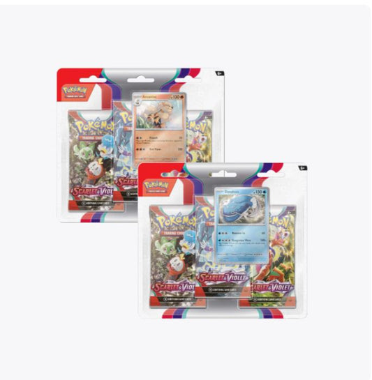 Scarlet & Violet 3 Pack Blister