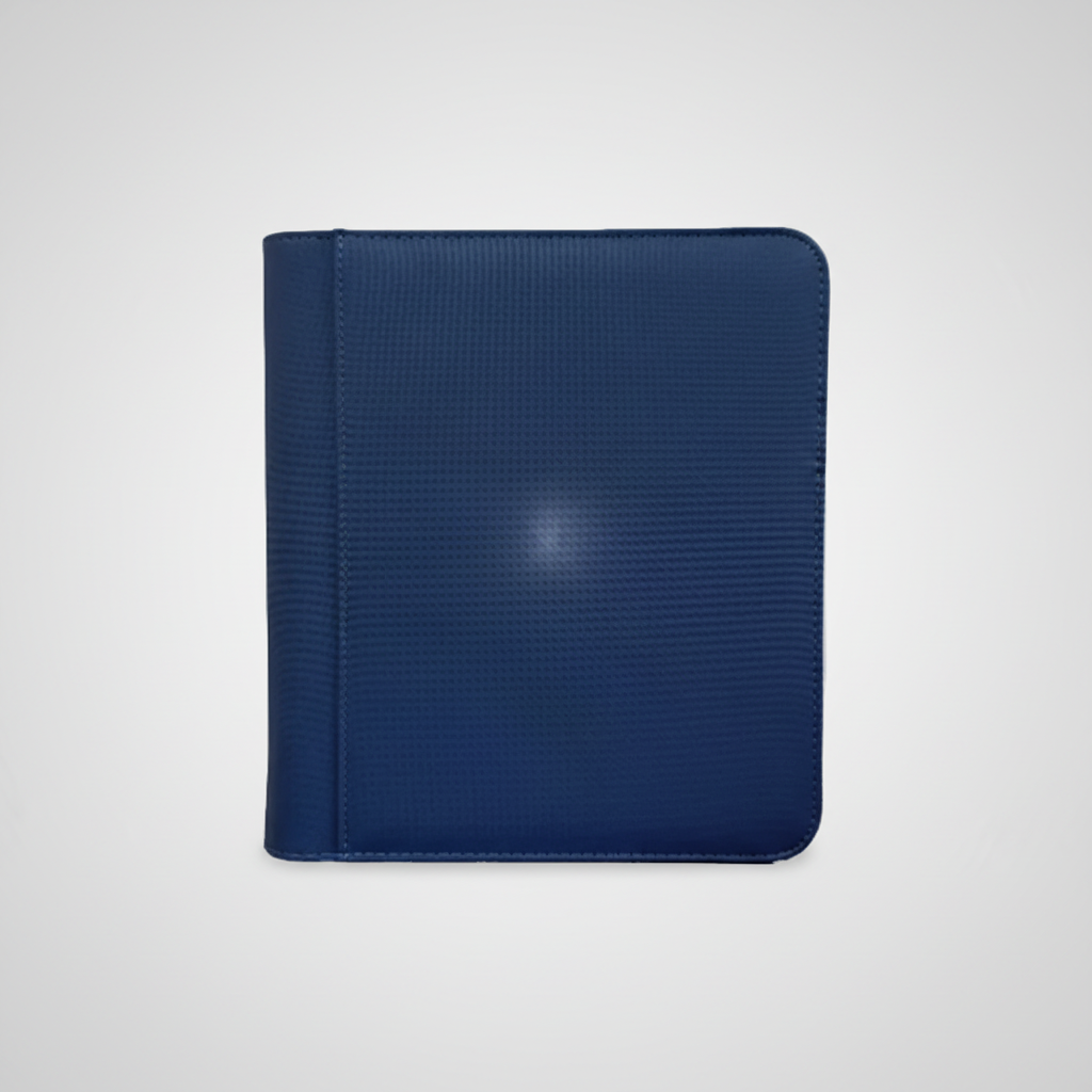 Generic 4-Pocket Zippered Toploader Binder - Diamond Texture