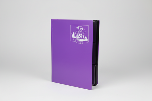 Monster 9 Pocket Binder - Matte Purple