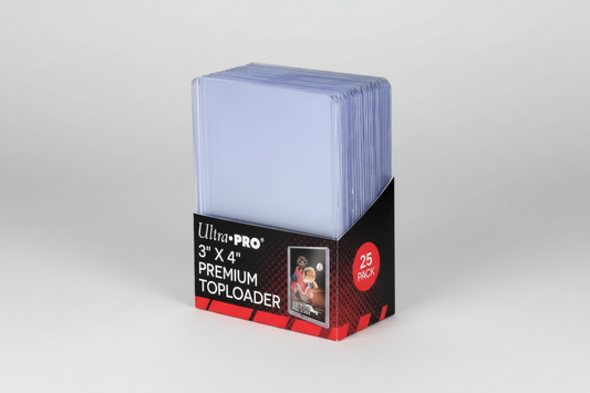 Ultra Pro 3" x 4" Super Clear Premium Toploaders- 25