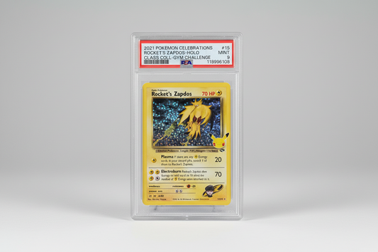 Rocket's Zapdos #15 Celebrations PSA 9