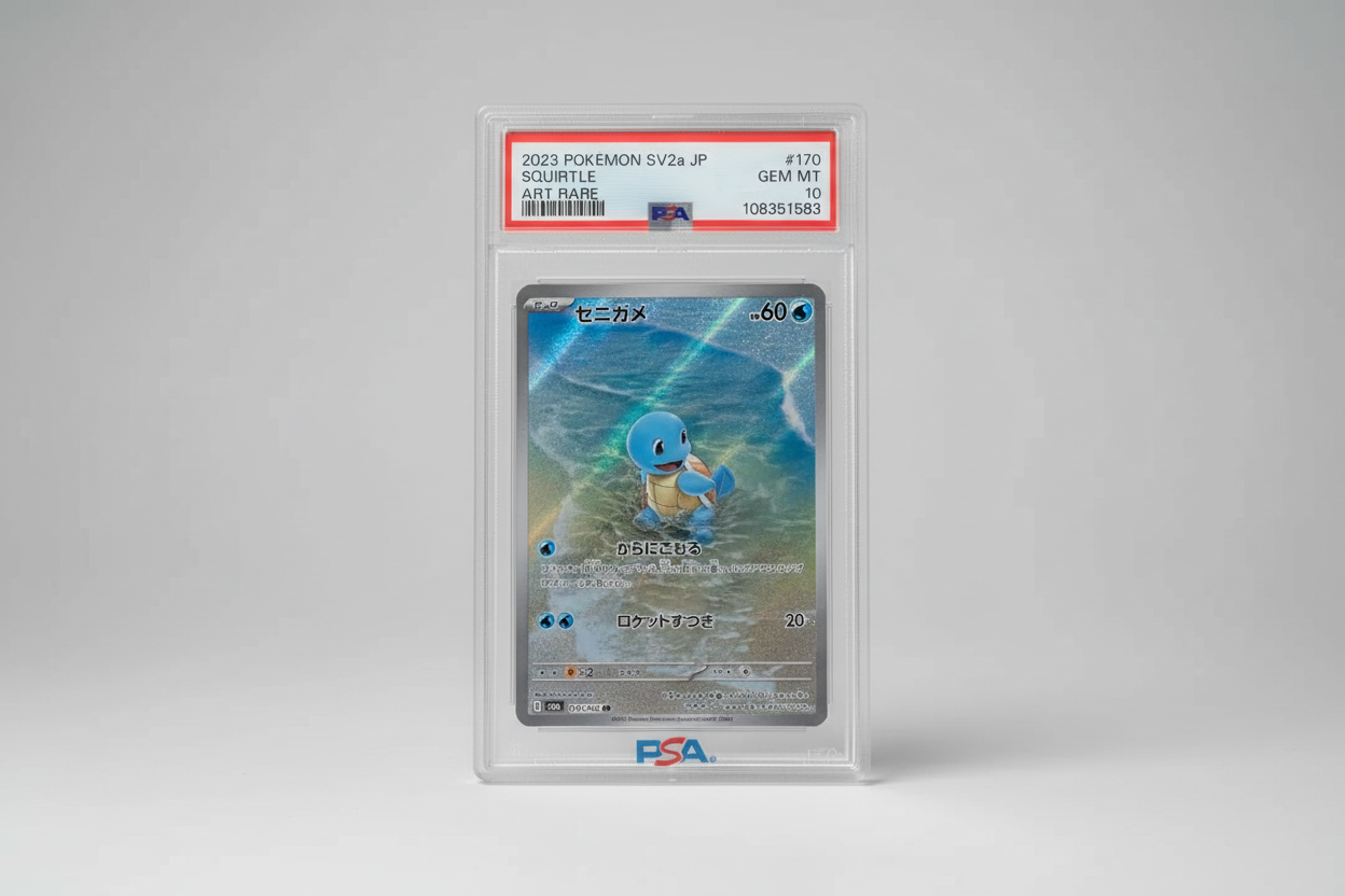 Squirtle #170 Japanese Scarlet & Violet 151 PSA 10